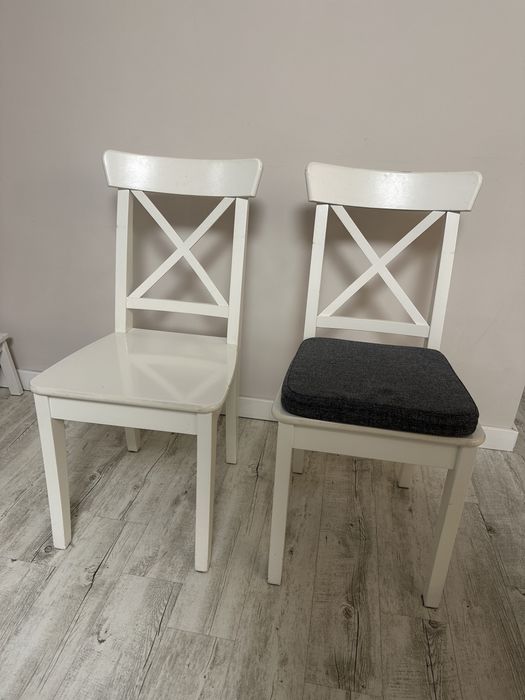 Krzesła IKEA Ingolf białe 8szt