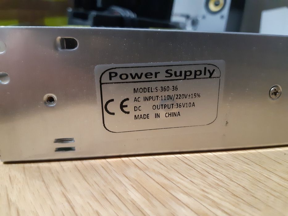 Zasilacz impulsowy 36v 10a