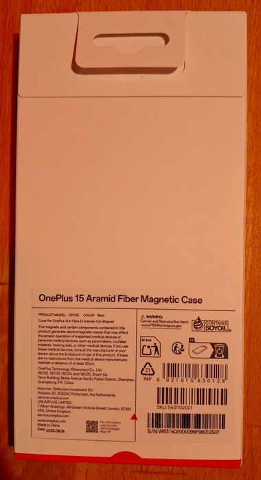 etui OnePlus 15 Aramid Fiber Magnetic Case