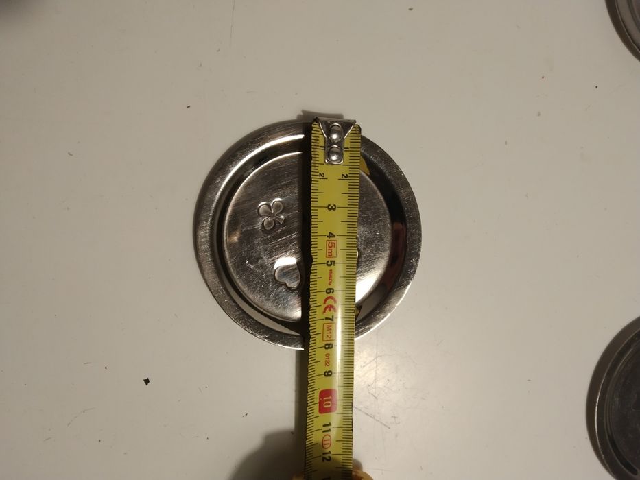 Zestaw do brydża pokera, PRL, tacki, podstawki pod kieliszki