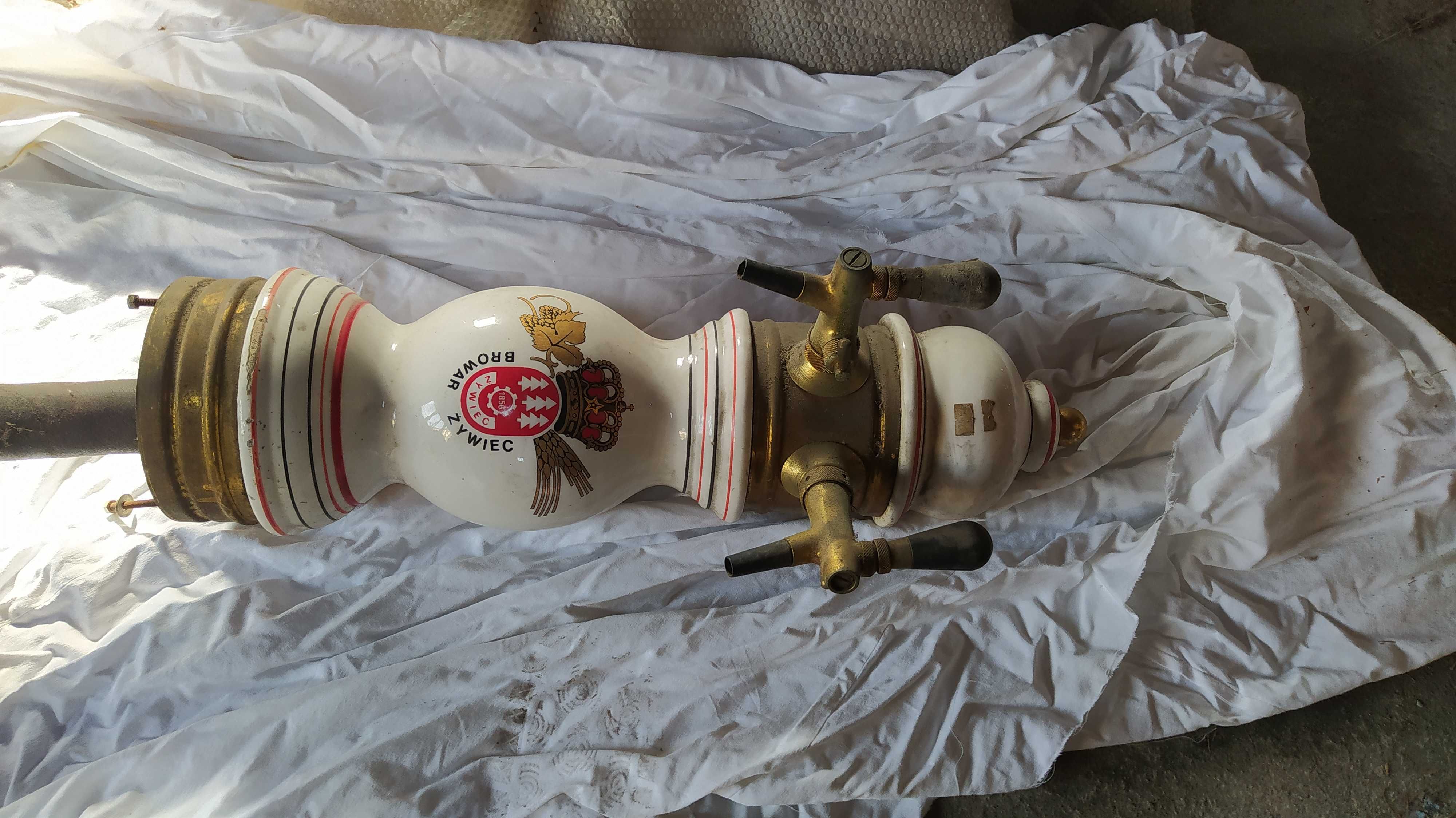 kolumna ceramiczna nalewak do piwa browar żywiec
