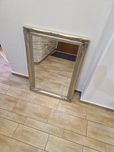 Lustro vintage drewno