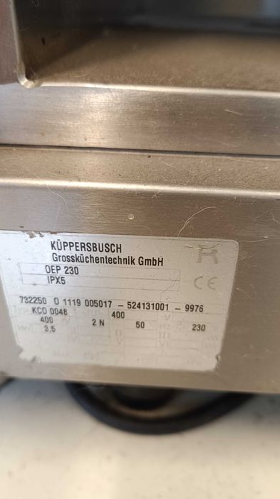 Patelnia Grill podgrzewacz Kuppersbusch