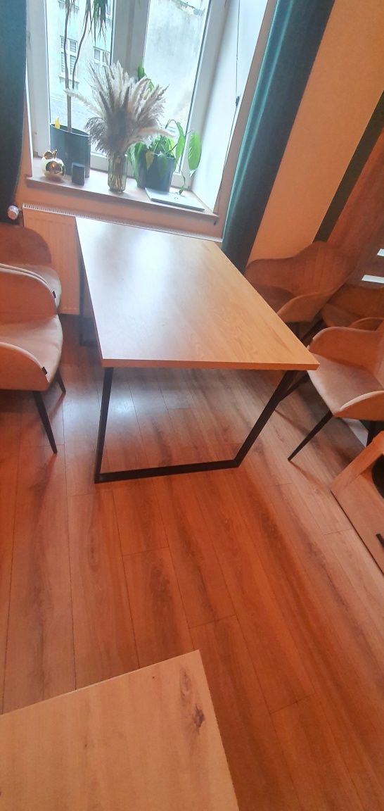 Stół 80 x 120 metalowe nogi loft