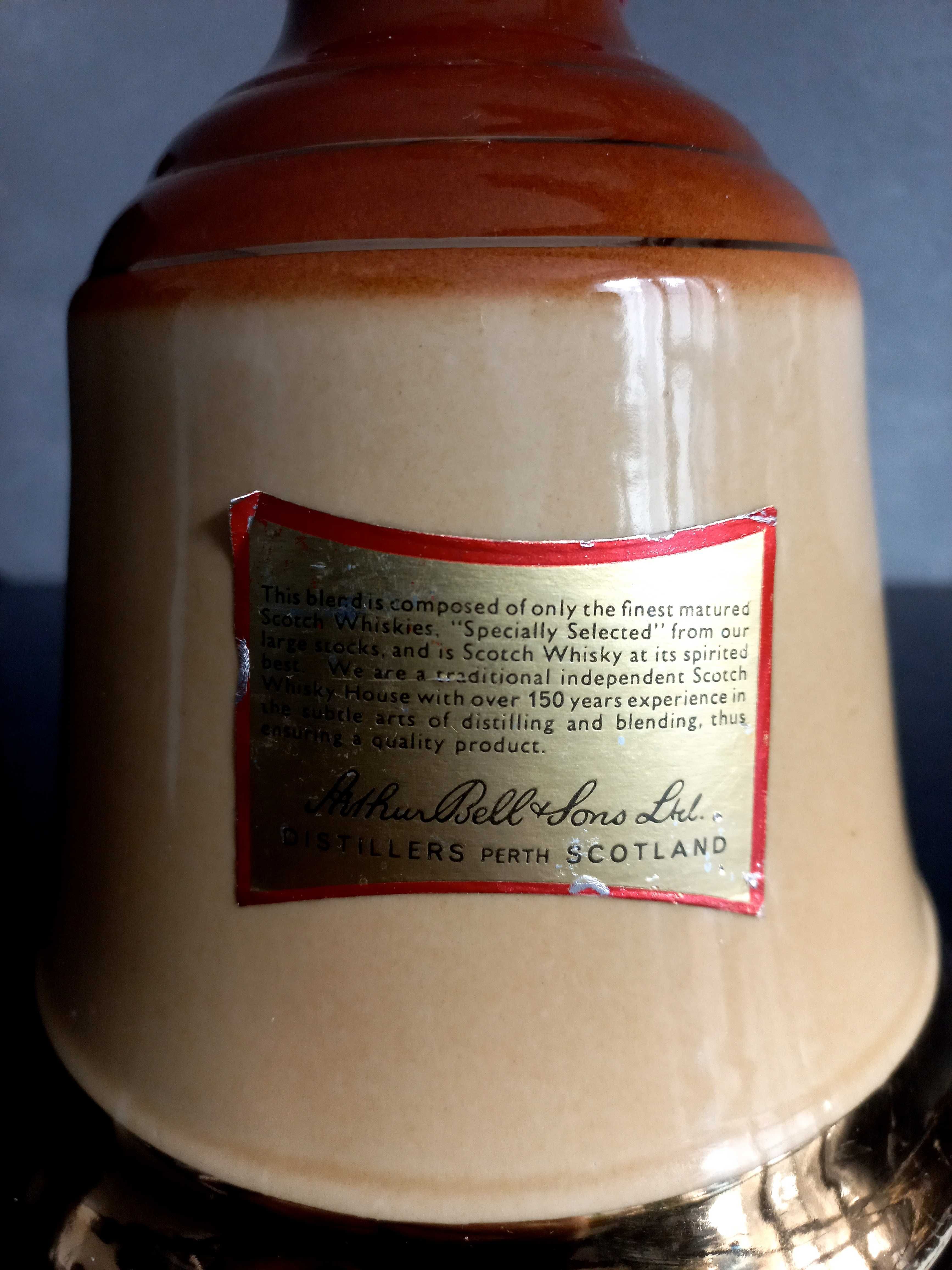 Vintage Bells Old Butelka Ceramiczna w kształcie dzwonu kolekcjoner