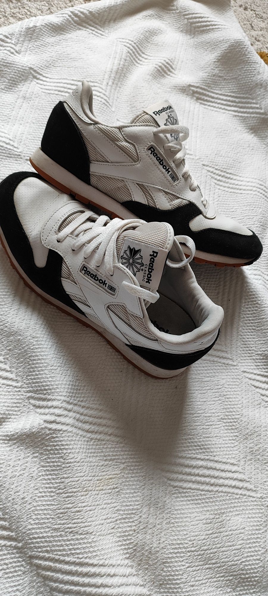 Buty adidasy Reebok classic Londyn UK 38 wkładka 24 5cm skóra naturaln