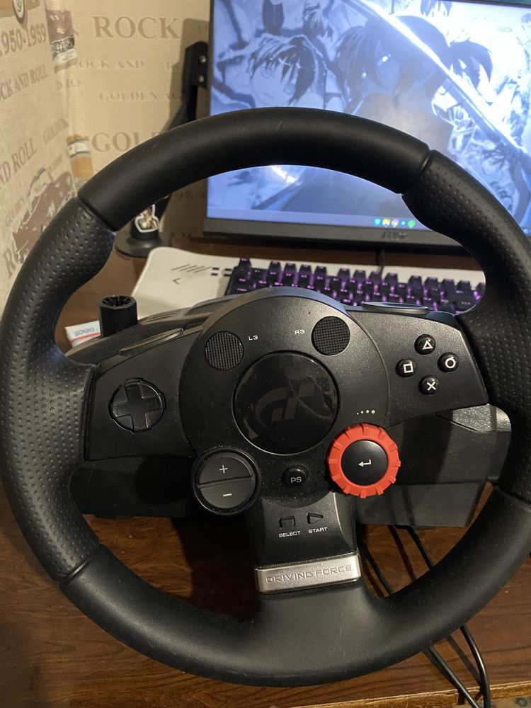 Руль Logitech driving force gt