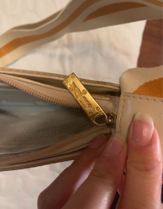 mala / bolsa tiracolo victor hugo vintage