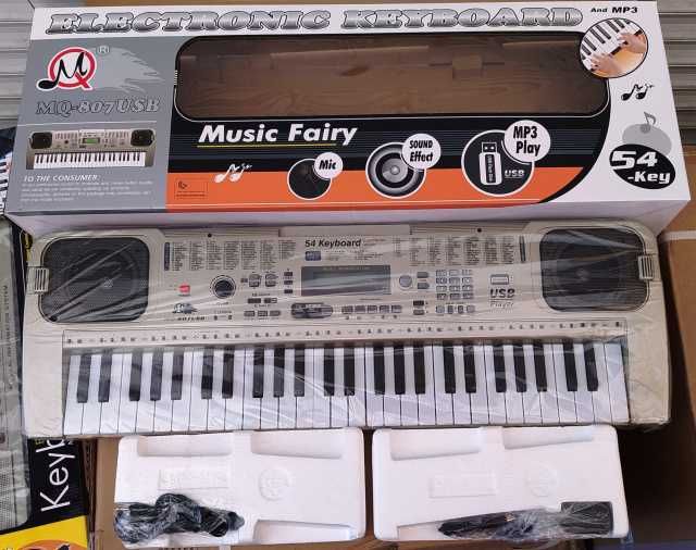 Детский орган синтезатор пианино 807 USB mp3, микрофон, 54 клавиши