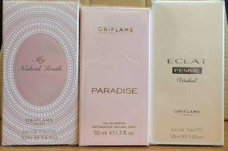 Eclat Weekend Posses Paradise Giordani My naked truth Enigma oriflame