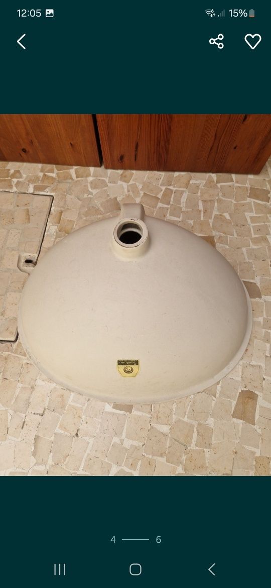 Lavatório Sanitana creme