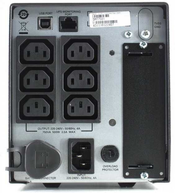 ДБЖ APC 750 Smart-UPS (SMT750I)