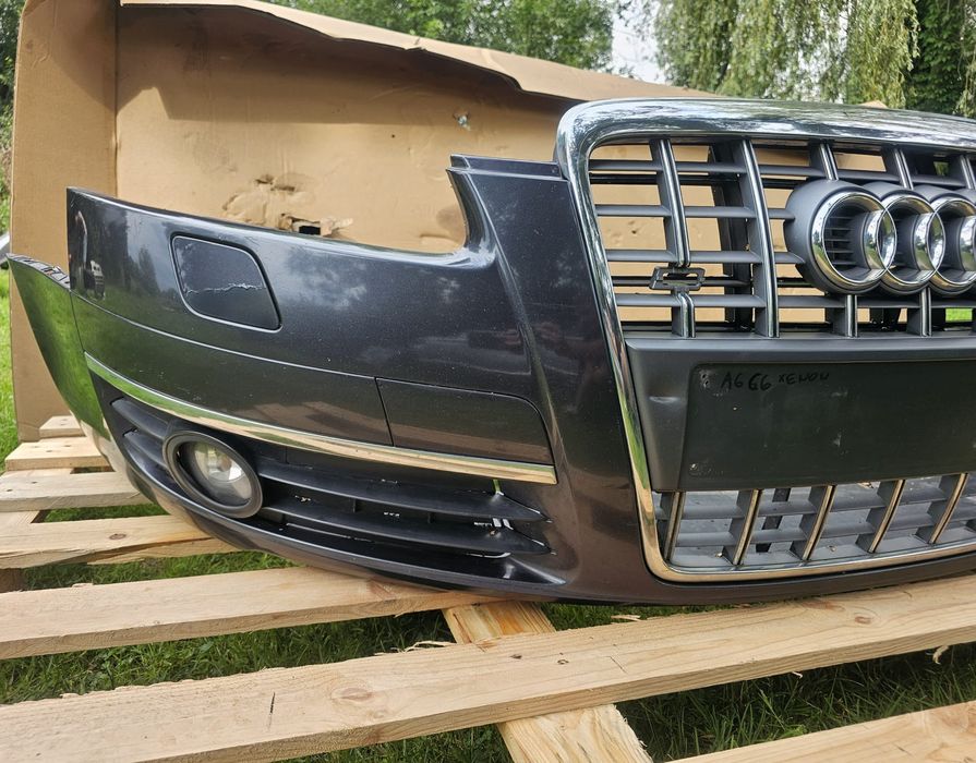 Zderzak przód przedni Audi A6 C6 spryski grill LZ7Q