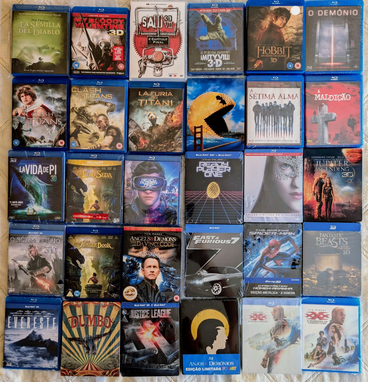 Blu-ray 2D e 2D&3D Filmes e Séries de colecção.. V 8 fotos.