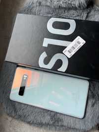 Samsung s10 prism white 128gb, stan idealny, pudełko