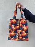 torba torebka w koty halloween dynie