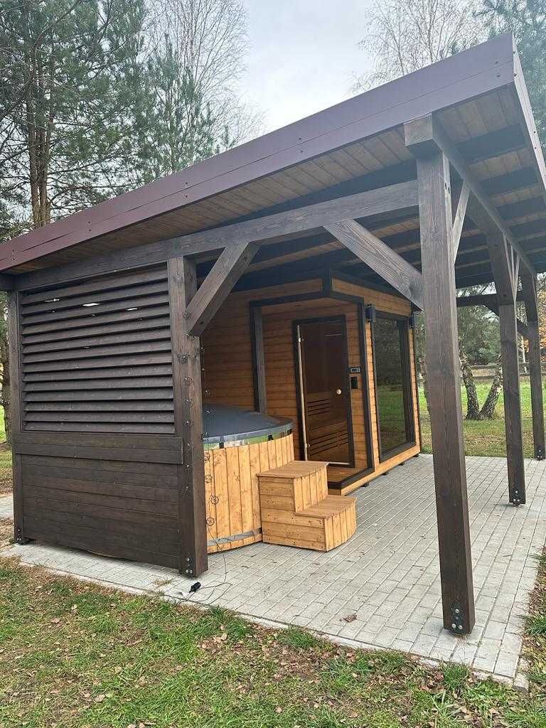 Sauna ogrodowa domowa