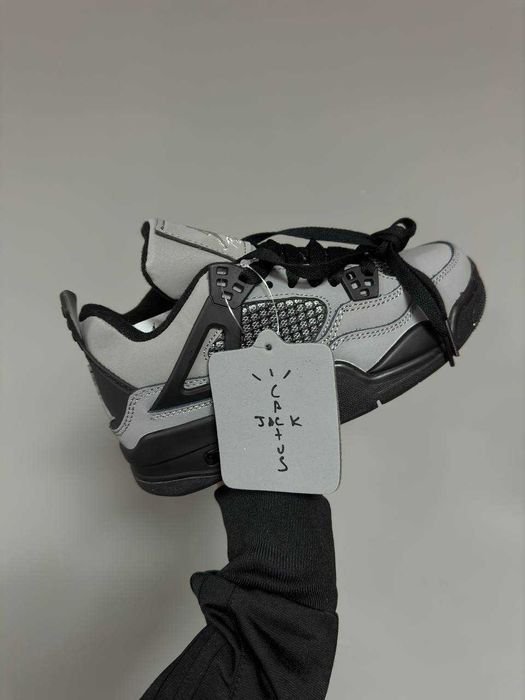 Кросівки Nike Air Jordan 4 x Cactus Jack Grey premium