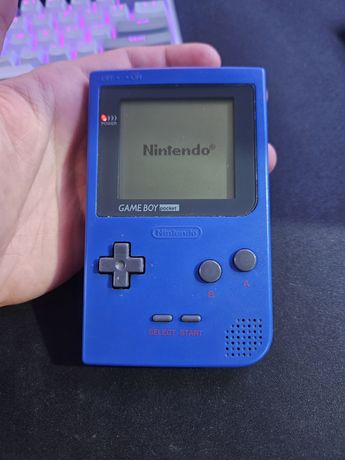 Gameboy Pocket Niebieski + Gra