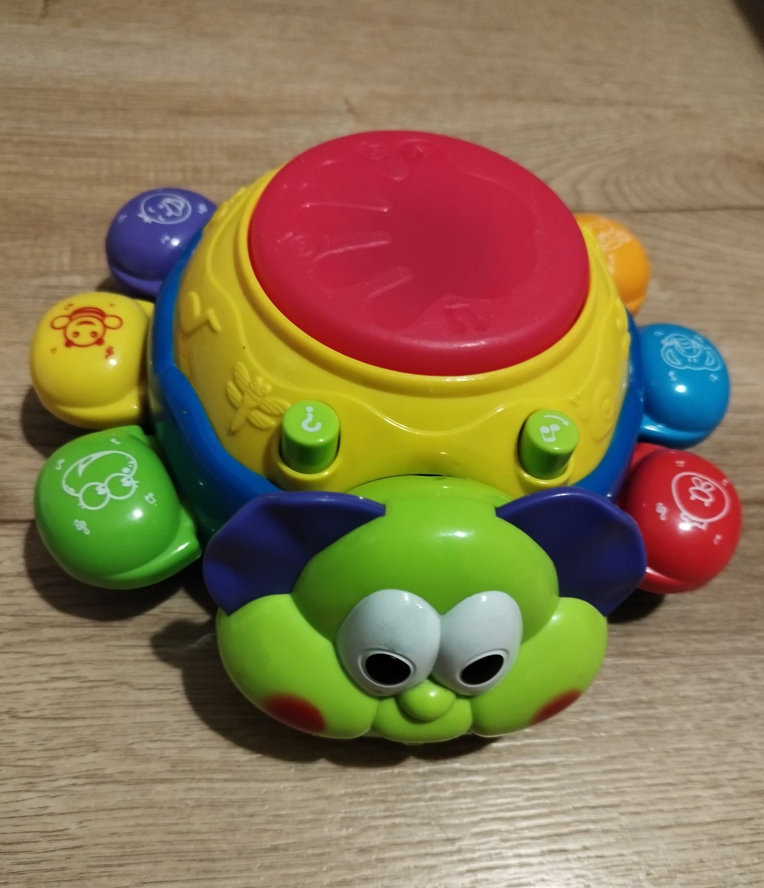 Zabawki do raczkowania interaktywne kaczka bębenek żółw
