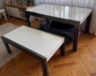 Stół + ława polskiej firmy Hubertus - stan idealny, transport gratis