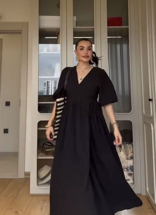 Сукня ЧОРНА муслін