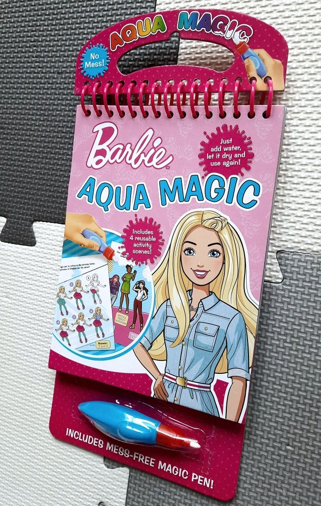 Barbie Aqua Magic water colouring kolorowanka wodna po angielsku