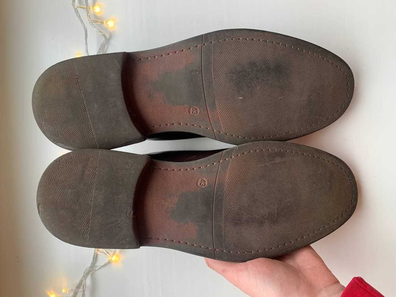 Туфли мужские темно-коричневые 43