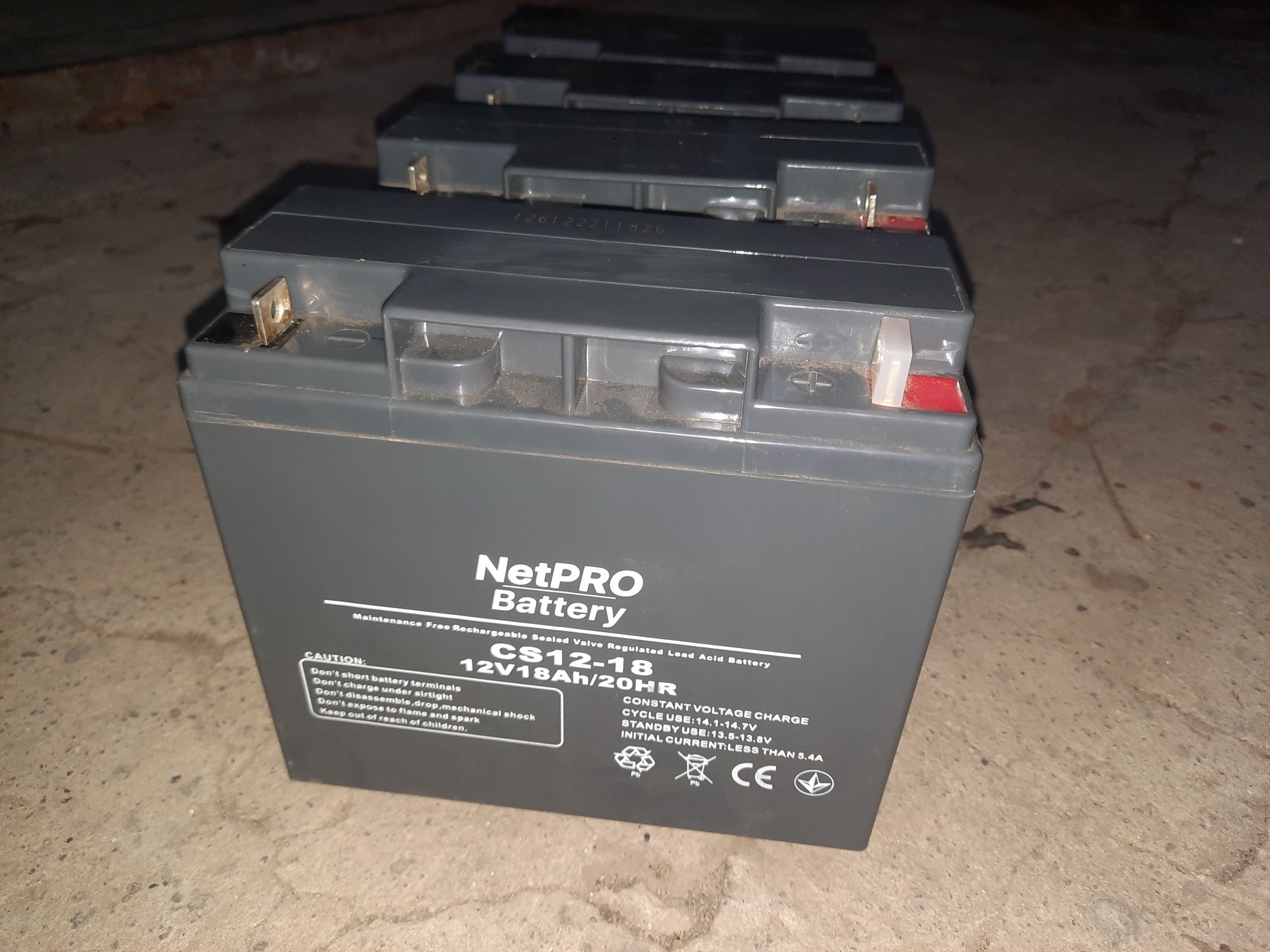 Аккумулятор ИБП NetPRO Battery CS12-18 12V 18Ah/20HR