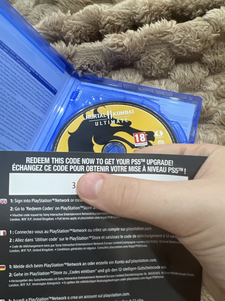 Диск на пс4 Mortol Kombat 11 Ultimate