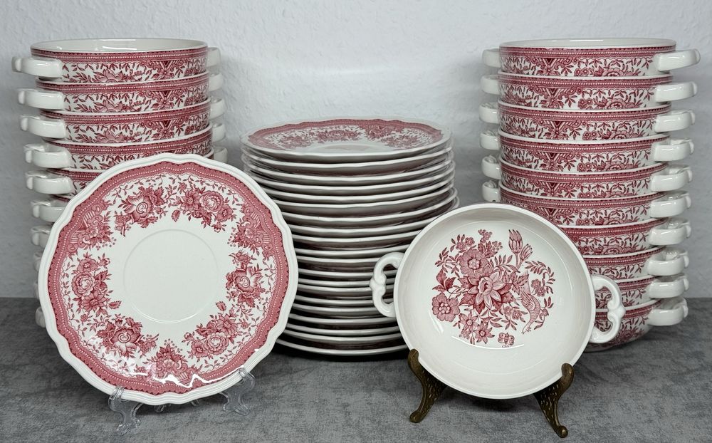 Фарфоровая супница бульоница Villeroy Boch серия Fasan GDR Германия