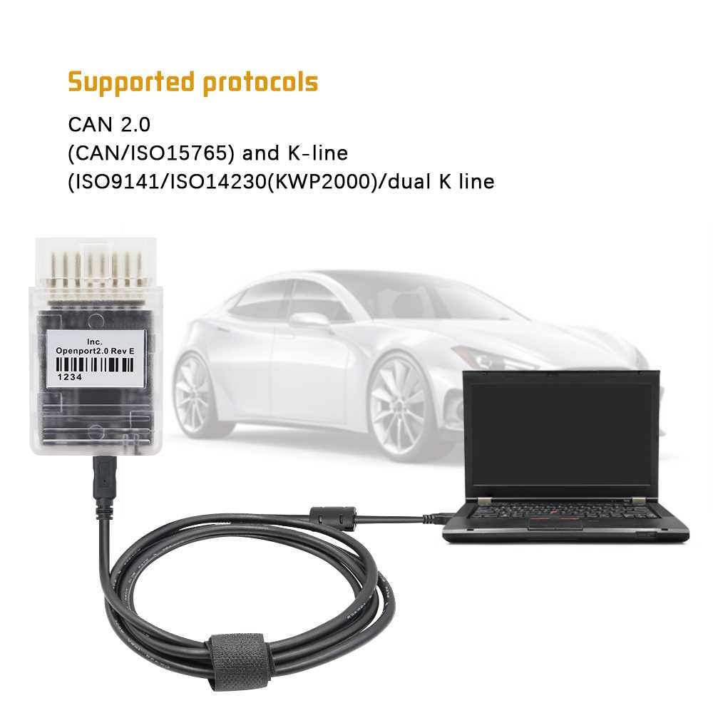 Kabel adapter USB OpenPort 2.0 ECU FLASH