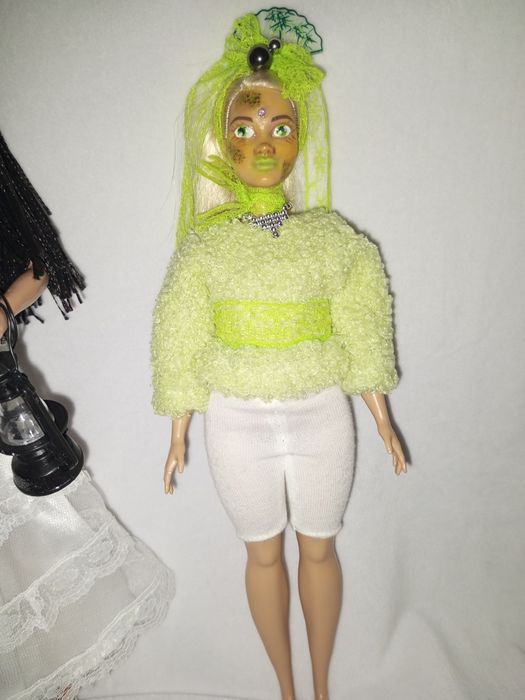 Кукла Барби Barbie ООАК Болотница на теле пышки