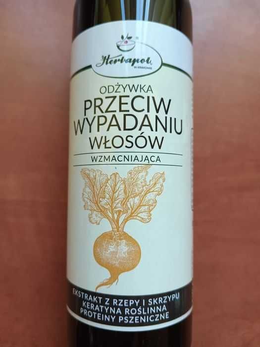 ODŻYWKA PRZECIW WYPADANIU WŁOSÓW wzmacniająca czarna rzepa i skrzyp