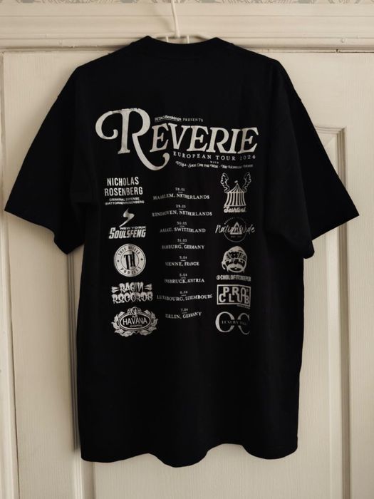 Reverie rap t shirt European Tour 2024 RARE футболка