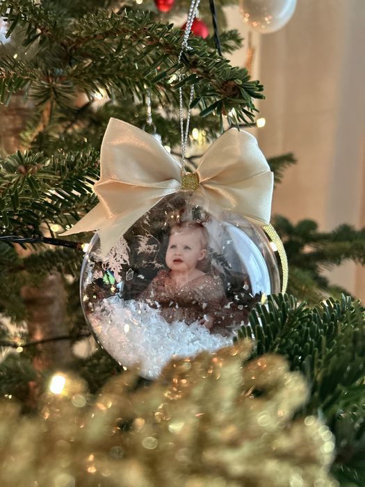 Bombka ze zdjęciem 10 cm