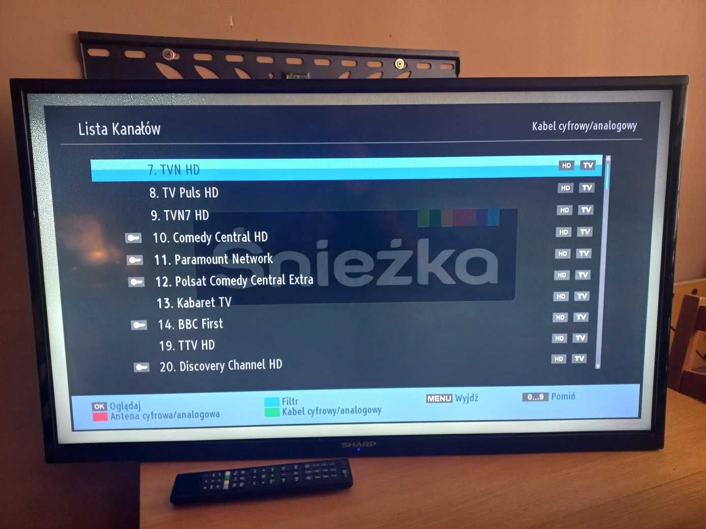 Telewizor Sharp 39" LC-39LD145V  Uszkodzony !!!