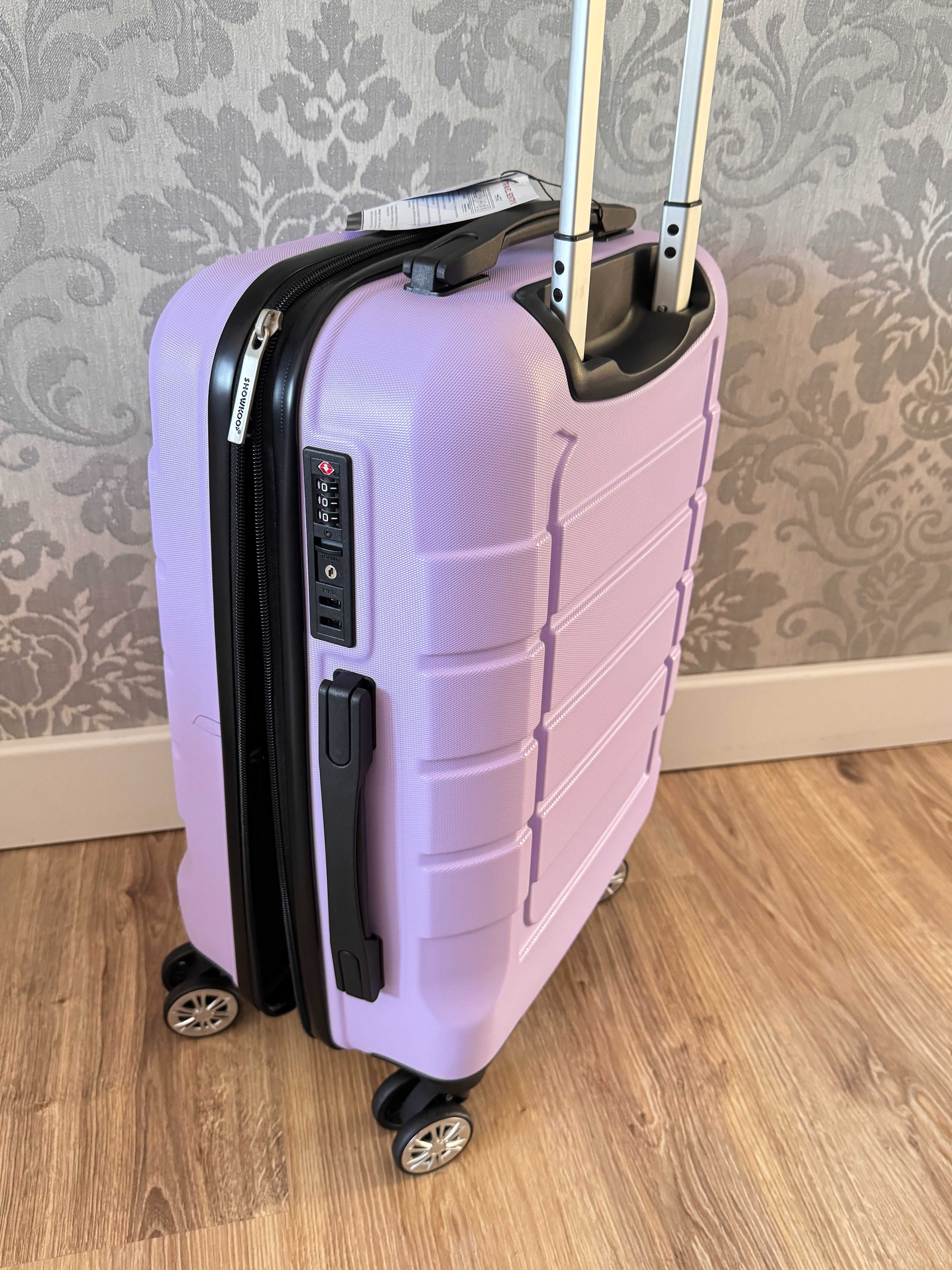 Walizka kabinowa 20” PC+ABS bagaż podręczny 33L 55x38x23 TSA