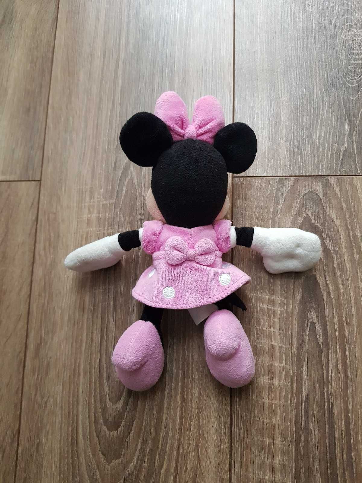 Pluszowa mała Myszka Minnie Mini Disney różowa sukienka  maskotka