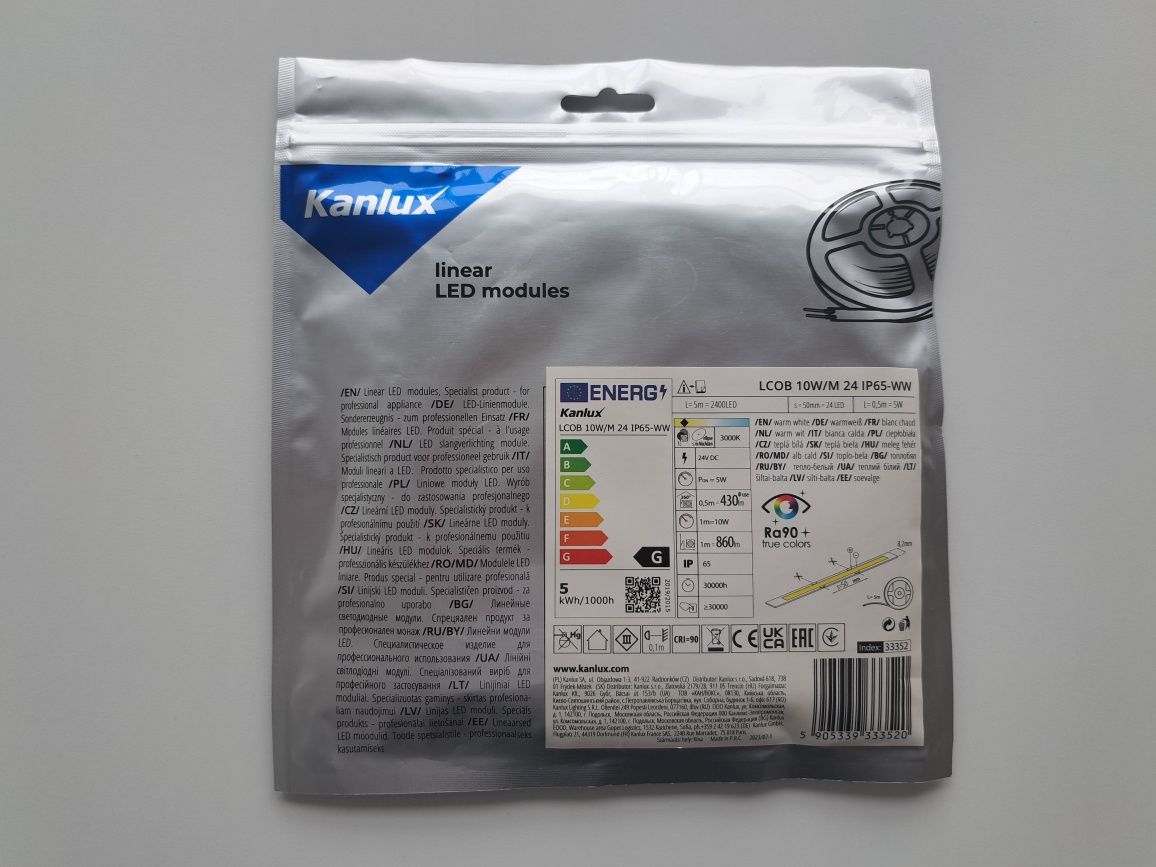 2x Taśma LED 3000K IP65 KANLUX