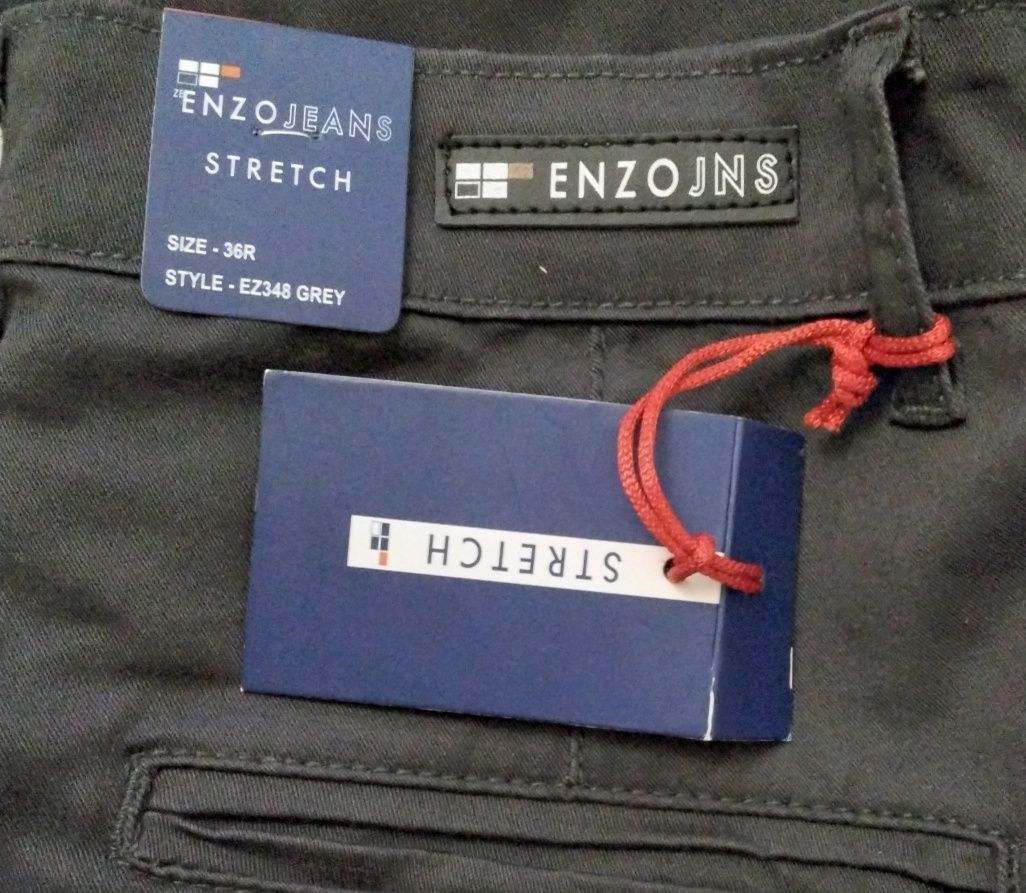 Wr) ENZO 989 Strech Jeans oryginalne spodnie męskie Roz.36R