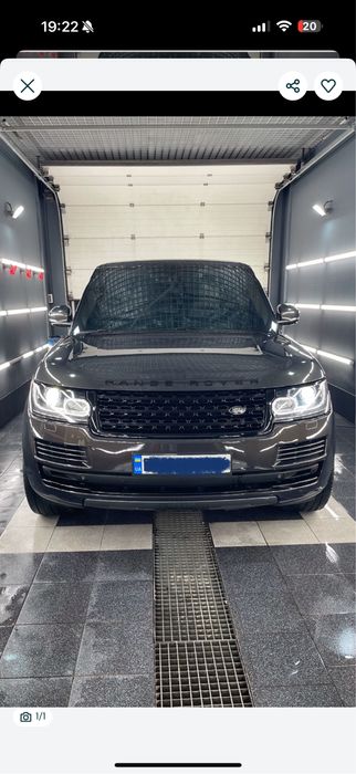 Передний бампер range rover vogue l405