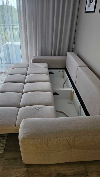 Sofa trzyosobowa Evora rozkładana z pojemnikiem