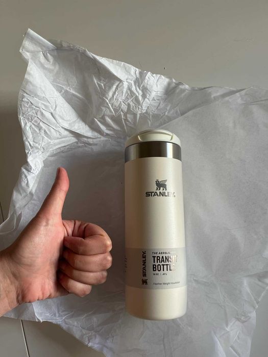 Термокружка Stanley AeroLight™ Transit Bottle 0.47 л (16 oz) cream