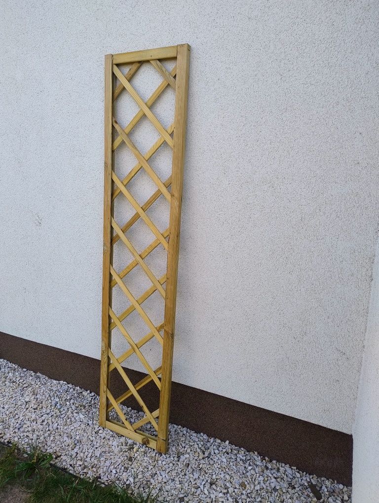 Kratka Diagonalna 40cm x 180cm Płot Pergola oczko 12cm