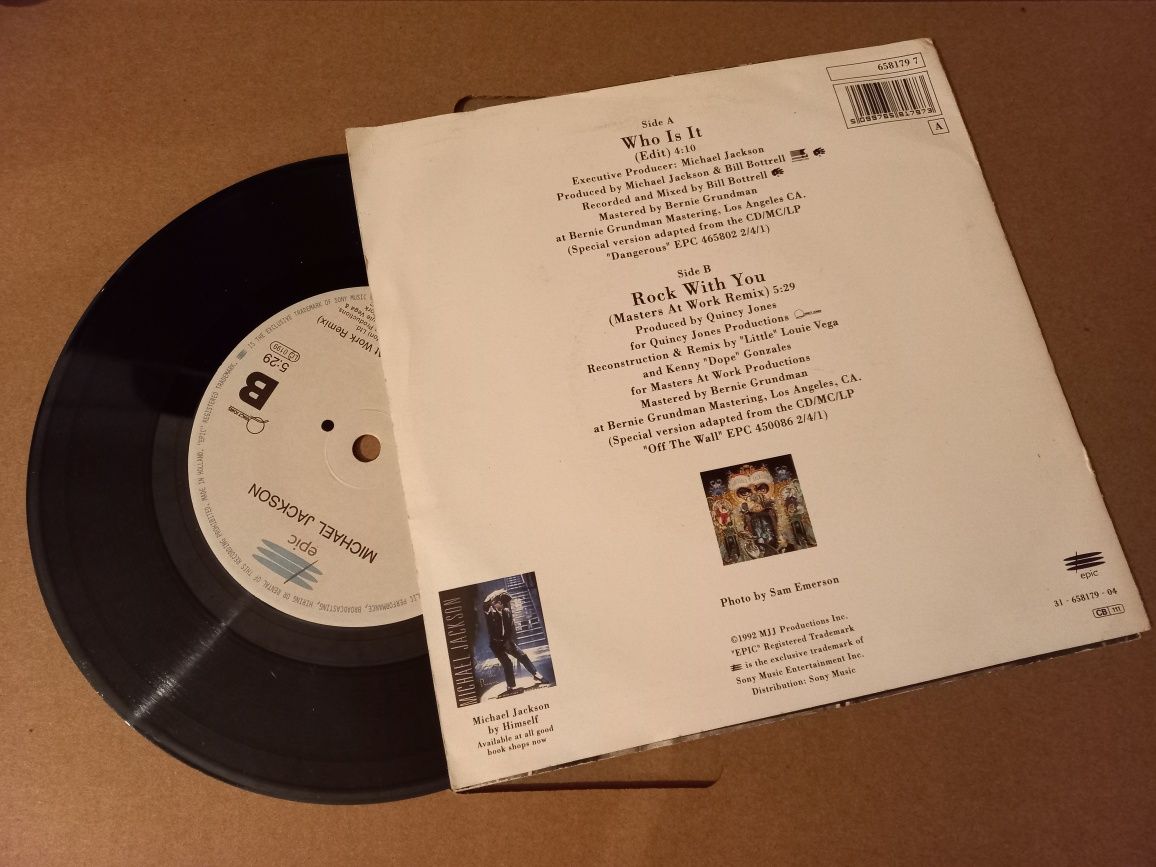 Michael Jackson – Who Is It Vinyl, 7", 45 RPM, Single