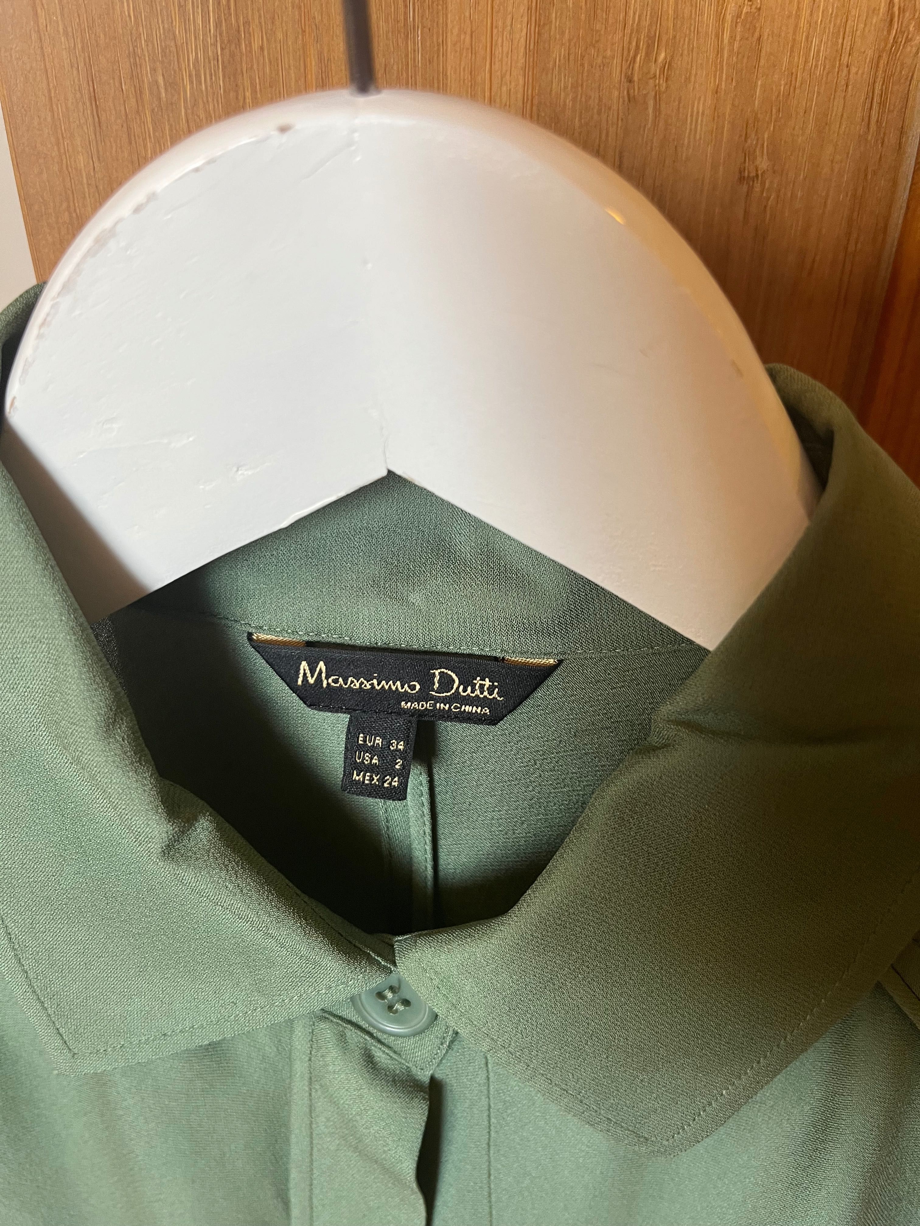 Блуза сорочка Massimo Dutti