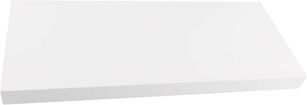 Półka ścienna biała niewidoczne mocowanie 60x25cm