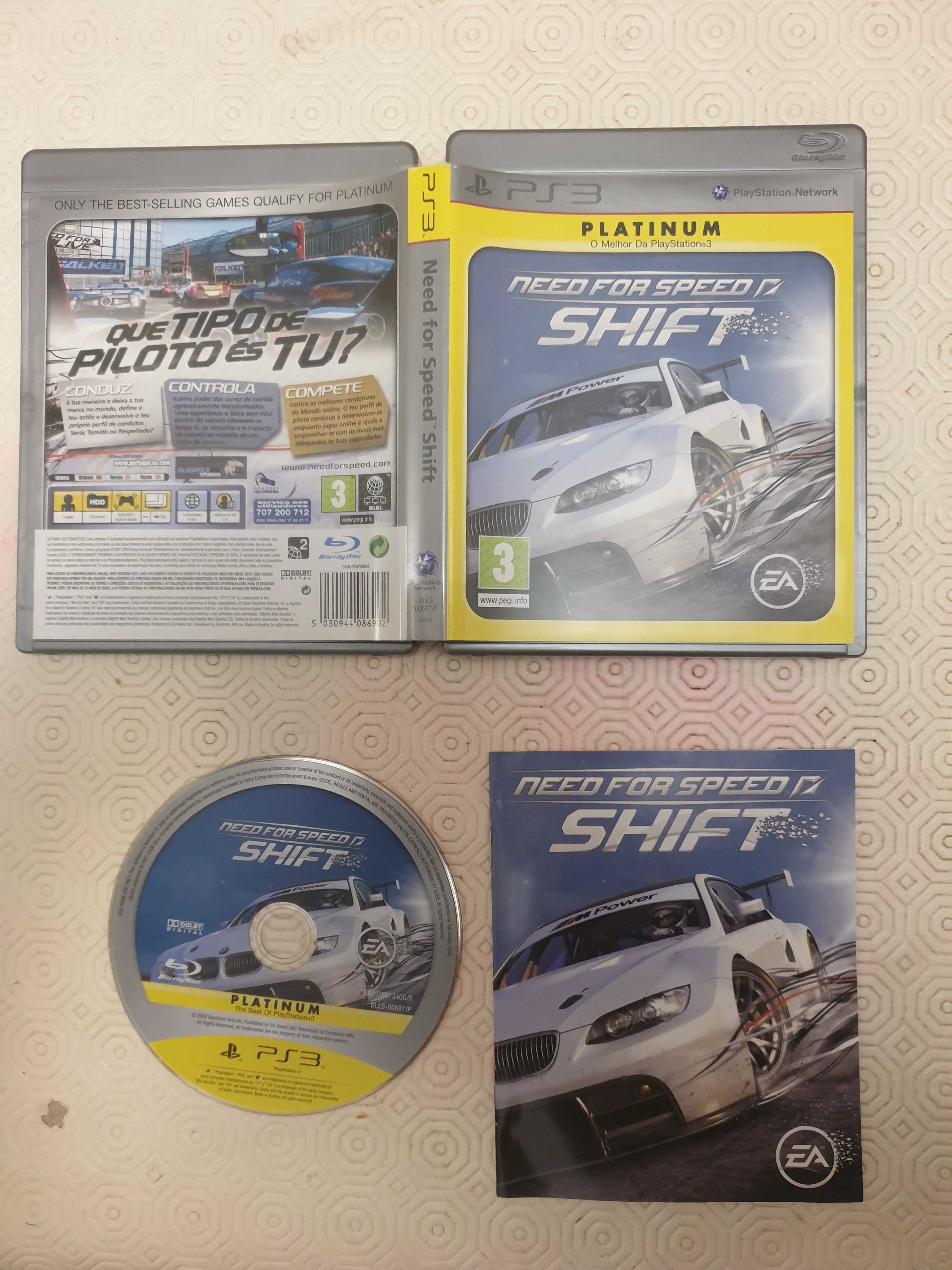 nfs hot pursuit e nfs shift PS3