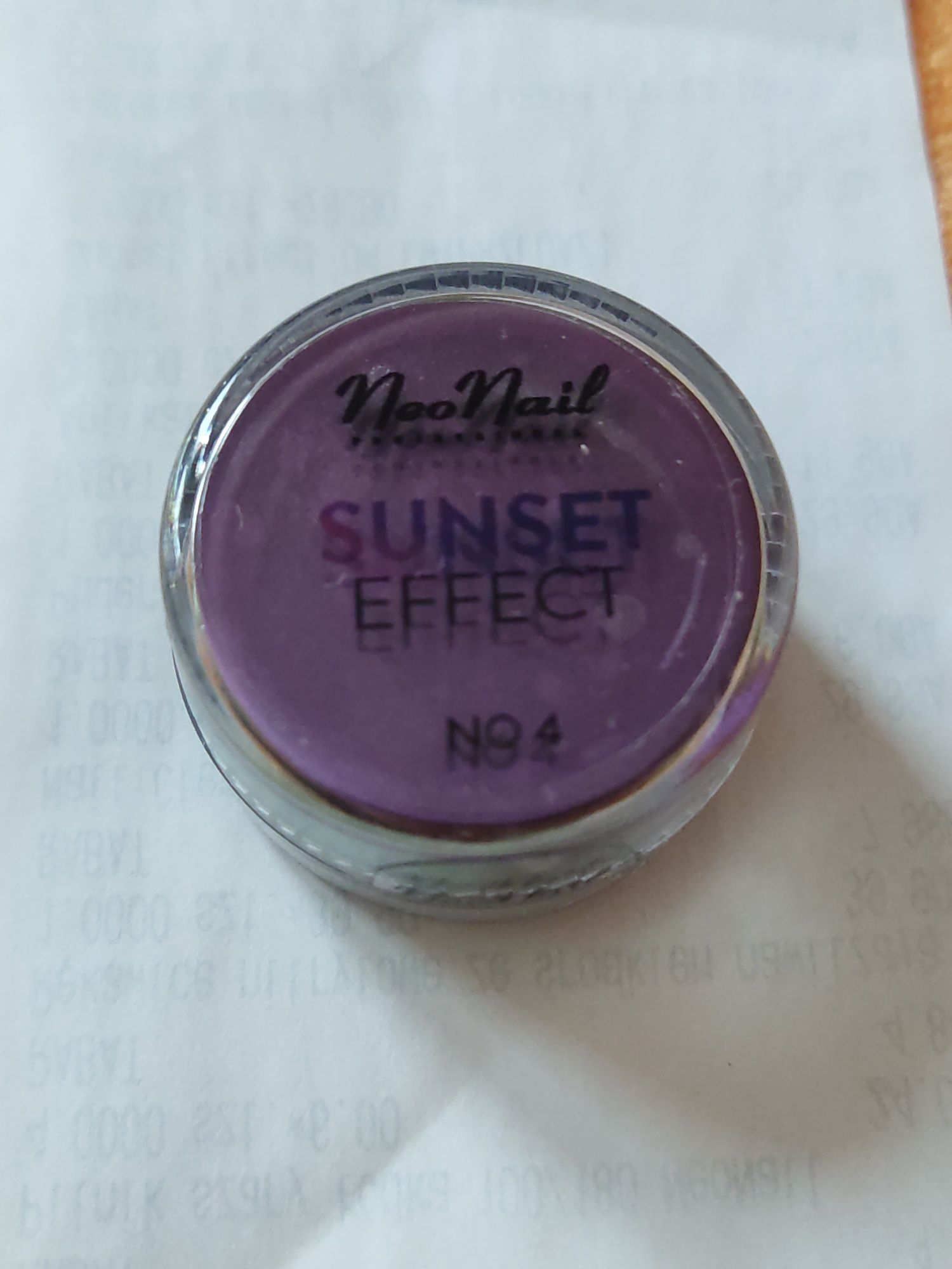 Nowy pyłek do paznokci mani ozdoby neonail sunset effect 4 kameleon